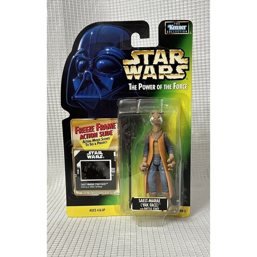 Kenner Star Wars Saelt-Marae Yak Face With Battle Staff Action Figure‎ NIP